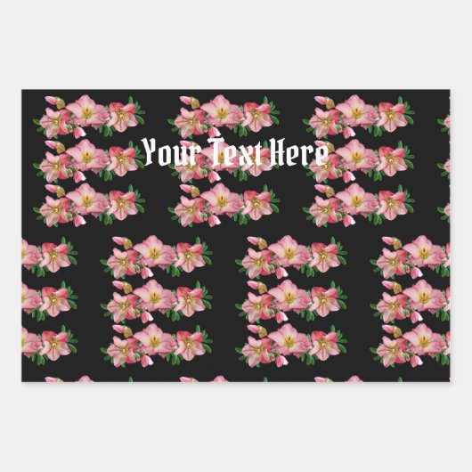 Set aus 3 Überziehpapier Geschenkpapier Set (Vorderseite 3)