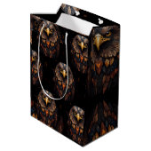 Set aus 3 Überziehpapier Mittlere Geschenktüte (Rückseite Schrägansicht)