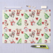 Set aus 3 Überziehpapier Seidenpapier (Handwerk)