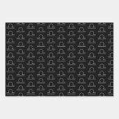 Set aus 3 Umschlagpapier Geschenkpapier Set (Vorderseite 2)