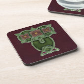 Set aus 6 Jugendstil-Untersetzern Untersetzer (Linke Seite)