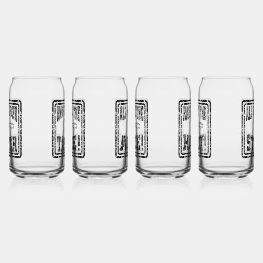 Set AUS BIERGLAS Dosenglas (Rechts)