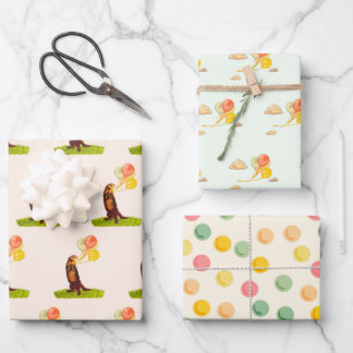 Set aus einem flachen Blatt mit einem Laufband von