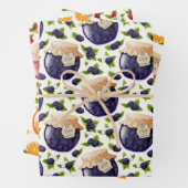 Set aus Frischobst-Marmelade Geschenkpapier Set (Beispiel)