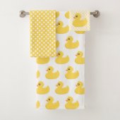 Set aus gelbem Gummi Ducky Bath (Insitu)