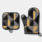 Set aus Manique und geometrischem Handschuh (Vorderseite)