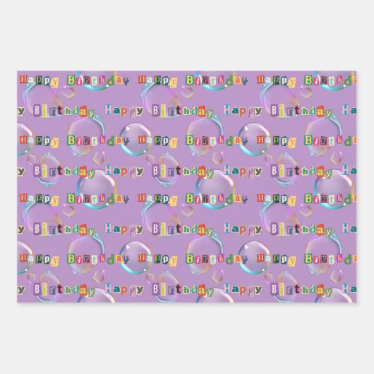 Set aus Papier mit 3 Farbtönen (Vorderseite 3)