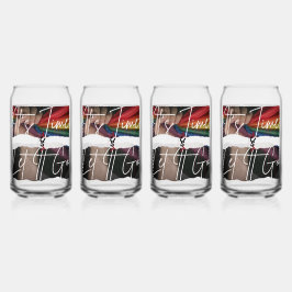 Set aus Trinkbehälter Dosenglas