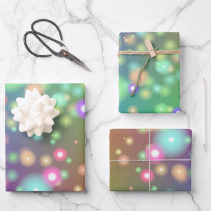 Set aus Umhüllungspapier - Fritten und Fairy Light Geschenkpapier Set