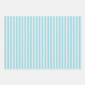 Set aus weichblauem Wrapping Paper Geschenkpapier Set (Vorderseite 2)