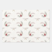 Set B, Weihnachtswrapping Paper im hawaiianischen  Geschenkpapier Set (Vorderseite)