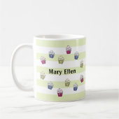 Set Bake bunten Kuchen individuelle Name Kaffeetasse (Links)