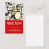 Set | Band Player Visitenkarte (Vorne/Hinten)