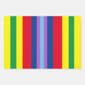 Set "Color explosive", Wrapping Paper Sheet Geschenkpapier Set (Vorderseite 3)