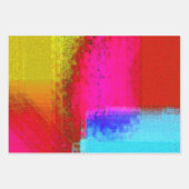 Set "Color explosive", Wrapping Paper Sheet Geschenkpapier Set (Vorderseite 2)