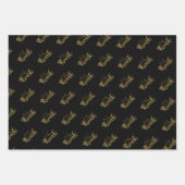 Set de hojas de papel de regalo con gracias lujoso geschenkpapier set (Vorderseite 3)