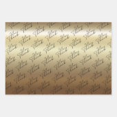 Set de hojas de papel de regalo con gracias lujoso geschenkpapier set (Vorderseite)