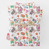 Set de hojas de papel de regalo geschenkpapier set (Beispiel)