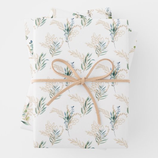 Set de hojas de papel de regalo geschenkpapier set (Beispiel)