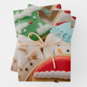 Set de hojas de papel de regalo Navidad Geschenkpapier Set (Beispiel)