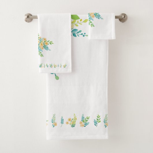 Set de toallas "Flores del campo" (Insitu)