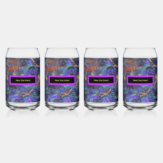 Set, dein Gift zu benennen Dosenglas (Hinten)