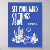 Set deinen Geist über die Dinge oben - Kolossians  Poster (Vorne)