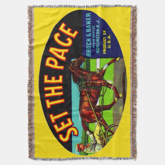 Set der 1930er Jahre: Pace-Gemüsemarke Decke (Vorderseite Vertikal)