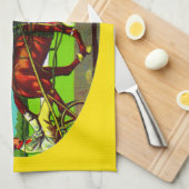 Set der 1930er Jahre: Pace-Gemüsemarke Geschirrtuch (Viertel Falte)