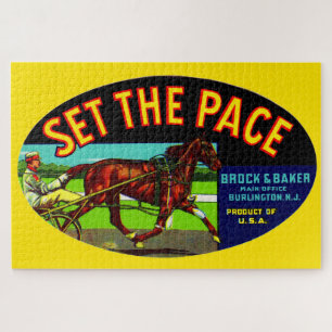 Set der 1930er Jahre: Pace-Gemüsemarke Puzzle