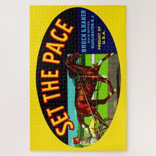 Set der 1930er Jahre: Pace-Gemüsemarke Puzzle (Vertikal)