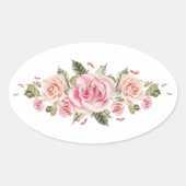 Set der Aufkleber für die Blume der Rose (Vorderseite)