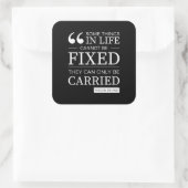 Set der Aufkleber mit/ "kann nicht fixiert werden" (Tasche)