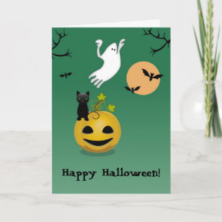Set der Beängstigenden, Halloween-Grußkarte Karte