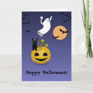 Set der Beängstigenden, Halloween-Grußkarte Karte