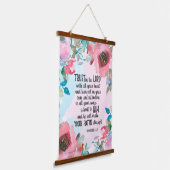 Set der Blumenbibel Wandteppich Mit Holzrahmen (Gewinkelt)