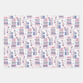 Set der Bücher: Märchenhaus Geschenkpapier Set (Vorderseite)