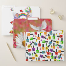 Set der Dateiordner Angel Nail Polnischer Weiße Ta