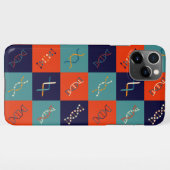 Set der DNA-Stammbiologie iPhone Hülle (Rückseite (Horizontal))