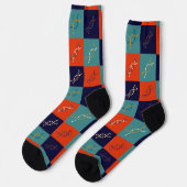 Set der DNA-Stammbiologie Socken (Linkes Detail)