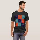 Set der DNA-Stammbiologie T-Shirt (Vorne ganz)
