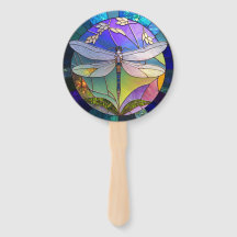 Set der Dragonfly aus verkettetem Glas