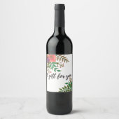 Set der Etiketts für die trinkt Nahrung blumen und Weinetikett (Vorderseite)