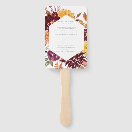 Set der Fans Fächer (Rückseite)