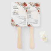 Set der Fans Fächer (Vorne und Hinten)