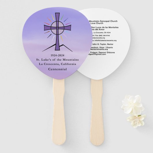 Set der Fans Fächer (Vorne und Hinten)