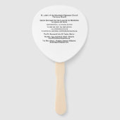 Set der Fans Fächer (Rückseite)