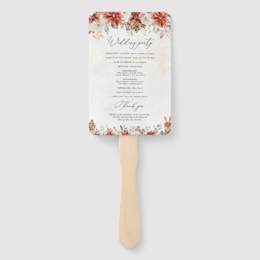 Set der Fans Fächer (Rückseite)