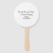 Set der Fans Fächer (Rückseite)