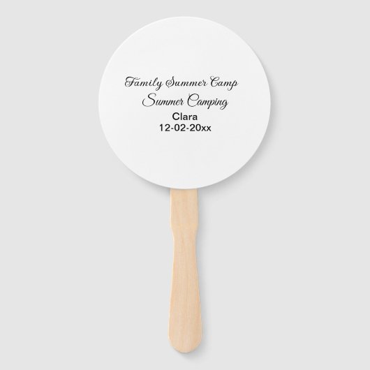 Set der Fans Fächer (Vorderseite)